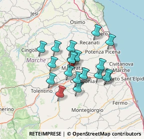 Mappa , 62100 Macerata MC, Italia (10.4335)