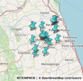 Mappa , 62100 Macerata MC, Italia (9.2055)