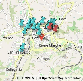 Mappa Via Mario Bata`, 62100 Macerata MC, Italia (0.749)