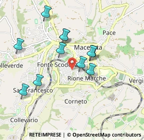 Mappa Via Mario Bata`, 62100 Macerata MC, Italia (0.89455)