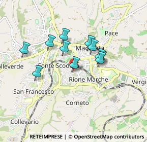 Mappa Via Mario Bata`, 62100 Macerata MC, Italia (0.73909)