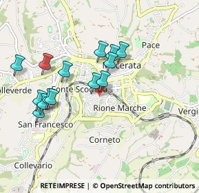 Mappa Via Mario Bata`, 62100 Macerata MC, Italia (0.91071)