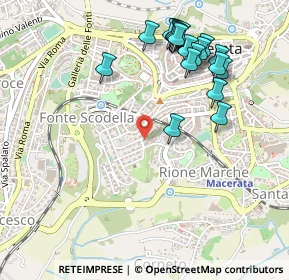 Mappa Via Mario Bata`, 62100 Macerata MC, Italia (0.5745)