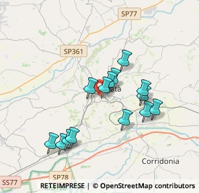 Mappa Via Mario Bata`, 62100 Macerata MC, Italia (3.31929)