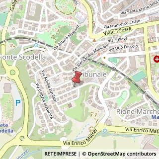 Mappa Via Pietro Capuzi, 36, 62100 Macerata, Macerata (Marche)