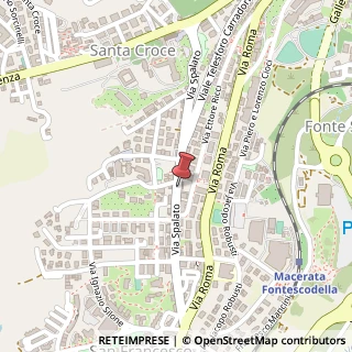 Mappa Via spalato 58, 62100 Macerata, Macerata (Marche)