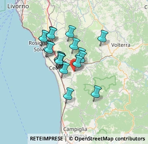 Mappa 56040 Casale Marittimo PI, Italia (10.6815)