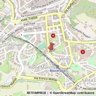 Mappa Via San Giovanni Bosco,  44, 62100 Macerata, Macerata (Marche)