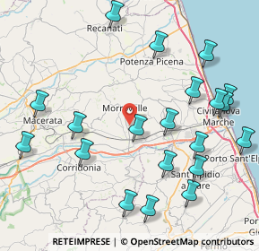 Mappa 62010 Morrovalle MC, Italia (10.0045)