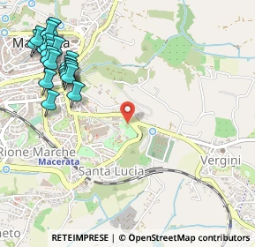 Mappa Via Vincenzo Pancalducci, 62100 Macerata MC, Italia (0.723)