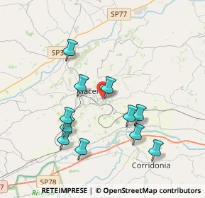 Mappa Via Vincenzo Pancalducci, 62100 Macerata MC, Italia (3.81273)