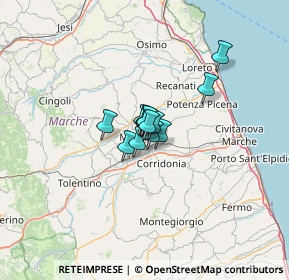 Mappa Via Vincenzo Pancalducci, 62100 Macerata MC, Italia (5.37692)