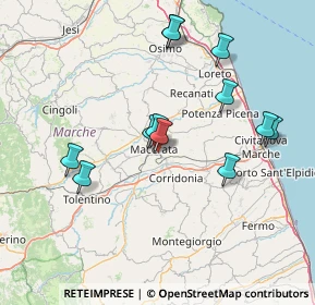 Mappa Via Vincenzo Pancalducci, 62100 Macerata MC, Italia (14.845)