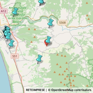 Mappa Via dei Tre Comuni, 56040 Casale Marittimo PI, Italia (7.23)
