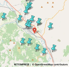 Mappa Via Portella delle Ginestre, 06019 Umbertide PG, Italia (4.551)