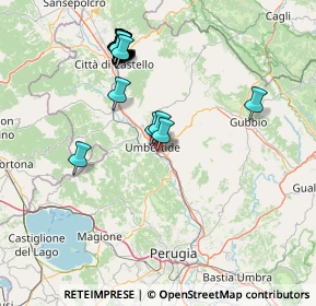 Mappa Via Portella delle Ginestre, 06019 Umbertide PG, Italia (16.6785)