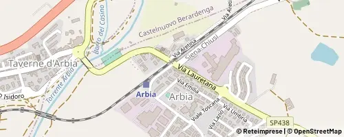 Mappa Asciano