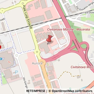 Mappa Via Luigi Einaudi, 256, 62012 Civitanova Marche, Macerata (Marche)