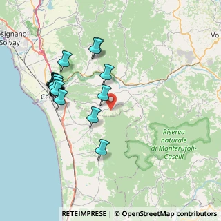 Mappa Via di Pereta, 56040 Casale Marittimo PI, Italia (8.611)