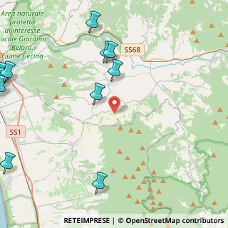 Mappa Via di Pereta, 56040 Casale Marittimo PI, Italia (6.7775)