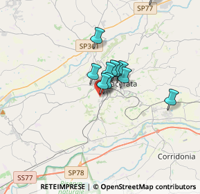 Mappa Via Giuseppe Prezzolini, 62100 Macerata MC, Italia (2.44545)