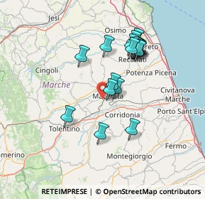 Mappa Via Ignazio Silone, 62100 Macerata MC, Italia (13.419)