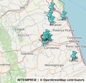 Mappa Via Giuseppe Prezzolini, 62100 Macerata MC, Italia (12.49273)