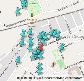 Mappa Via Fratelli Bandiera, 62011 Civitanova Marche MC, Italia (0.11071)