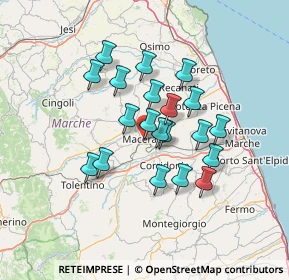 Mappa Via degli Orti, 62100 Macerata MC, Italia (11.326)