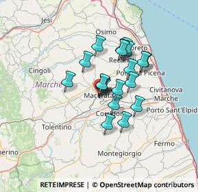 Mappa Via degli Orti, 62100 Macerata MC, Italia (9.588)