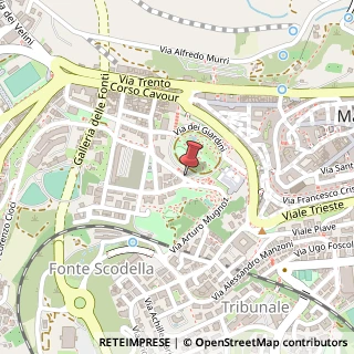 Mappa Via Luigi Cadorna, 10, 62100 Macerata, Macerata (Marche)
