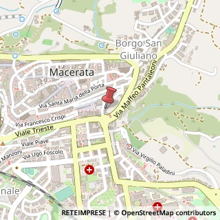 Mappa Piazza Giuseppe Mazzini, 10, 62100 Macerata, Macerata (Marche)