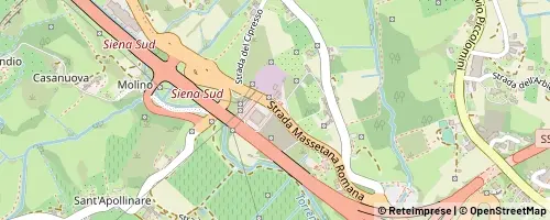 Mappa Siena