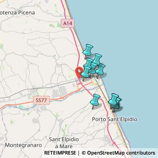 Mappa E55, 62012 Civitanova Marche MC, Italia (3.05273)