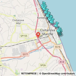 Mappa E55, 62012 Civitanova Marche MC, Italia (2.52571)