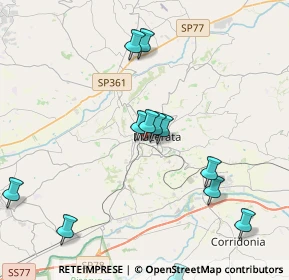 Mappa P.za Ugo Pizzarello, 62100 Macerata MC, Italia (4.38167)