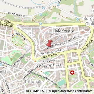 Mappa Piazza Vittorio Veneto, 62100 Macerata MC, Italia, 62100 Macerata, Macerata (Marche)