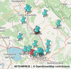 Mappa Via Pian di Botine, 06019 Umbertide PG, Italia (16.0865)