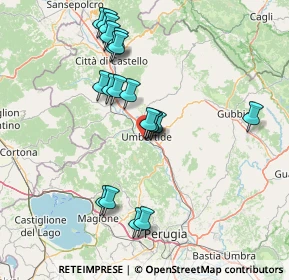 Mappa Via Pian di Botine, 06019 Umbertide PG, Italia (15.084)
