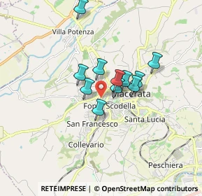 Mappa Via Issy Les Moulineaux, 62100 Macerata MC, Italia (1.21)