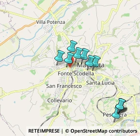 Mappa Via Issy Les Moulineaux, 62100 Macerata MC, Italia (2.03083)