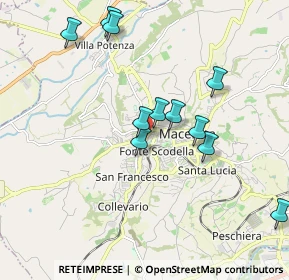 Mappa Via Issy Les Moulineaux, 62100 Macerata MC, Italia (1.89455)
