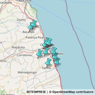 Mappa Via Cernaia, 62012 Civitanova Marche MC, Italia (9.91727)
