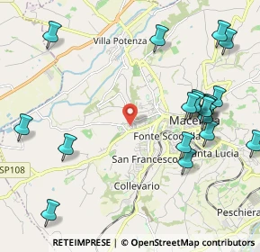 Mappa Via Don Pacifico Arcangeli, 62100 Macerata MC, Italia (2.723)