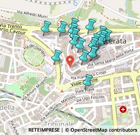 Mappa L.go Mario Affede, 62100 Macerata MC, Italia (0.2025)