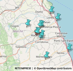 Mappa Piazza Giuseppe Mazzini, 62100 Macerata MC, Italia (12.09)