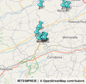 Mappa Viale Trieste, 62100 Macerata MC, Italia (4.76364)