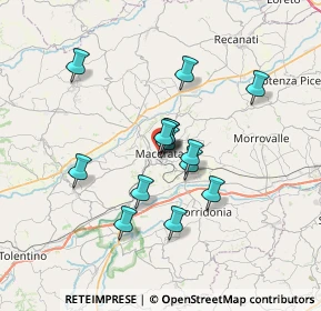 Mappa Viale Trieste, 62100 Macerata MC, Italia (5.505)