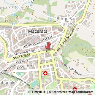 Mappa Viale Trieste, 12, 62100 Macerata, Macerata (Marche)