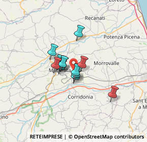 Mappa SP Bivio delle Vergini-Civitanova Marche, 62100 Macerata MC (4.0425)